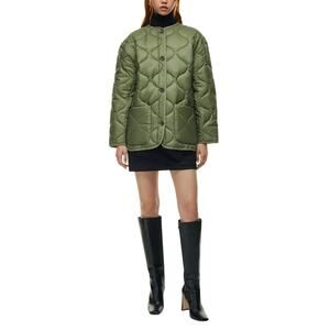 Babaton 'Evergreen' Green Nylon Quilted Jacket Size XXS